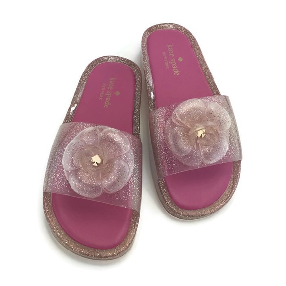 Kate Spade Glittery Flip Flop Pink size 6B - Picture 1 of 8
